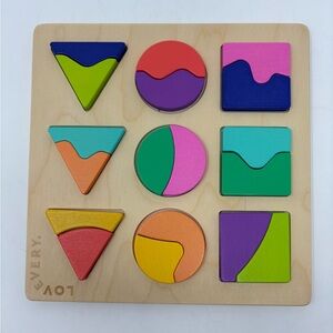 Lovevery Land And Sky Two-Part Puzzle Board Toddler Toy Free Spirit Play Kit